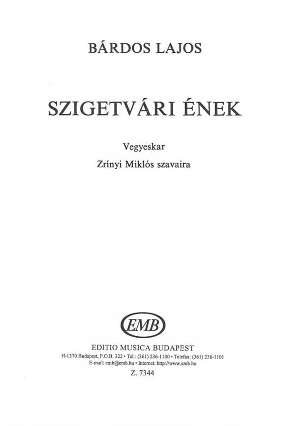 Szigetvári ének